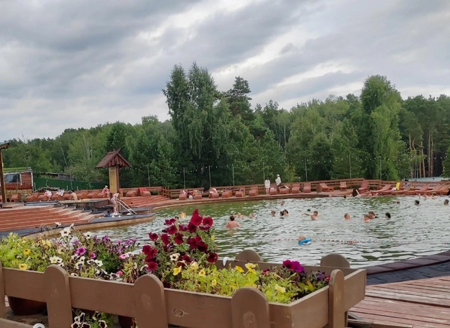 Температура природной воды в бассейне тут всегда одинаковая: +42 °С. А еще есть VIP-зона с сауной, джакузи и бильярдной | Источник: Аvan_72 / Vk.com