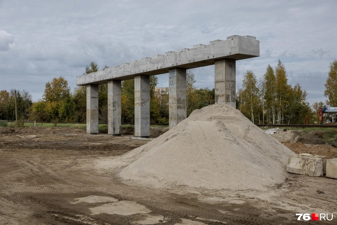 Частичка моста уже есть  | Источник: Александр Куренной / 76.RU