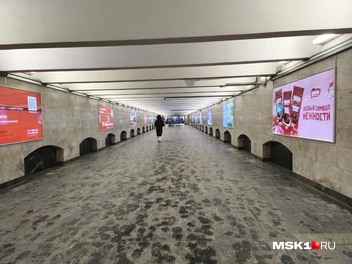Квест&nbsp;— найти нужный выход среди рекламы | Источник: Михаил Мечев / MSK1.RU