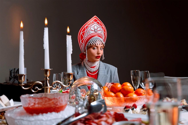 Тематика Нового года&nbsp;— яркий «русский шик», один из трендов уходящего года | Источник: Grand Autograph