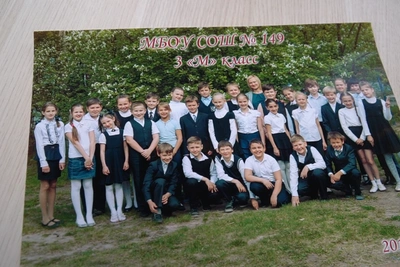 Teacher Shows Vanya Dmitrienko's School Notebook and Grades