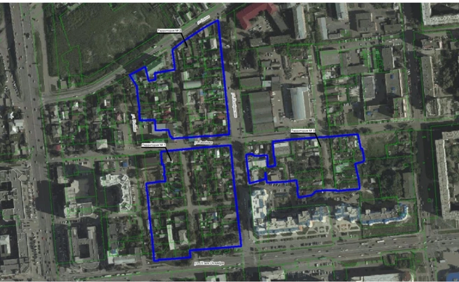 Участки расположены в центре города недалеко от улиц Жукова и 10 лет Октября  | Источник: «Администрация Омска» / admomsk.gosuslugi.ru