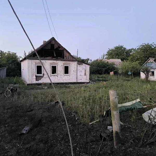 Здесь и далее на фото&nbsp;— последствия ракетного удара по Свердловску в ЛНР 2 июля | Источник: Леонид Пасечник / max.ru