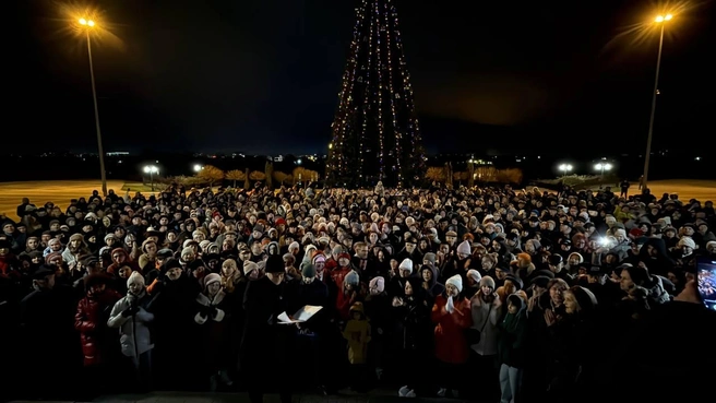 Жителей не испугали ни мороз, ни вечер выходного дня | Источник: Валерия Дульская / 93.RU