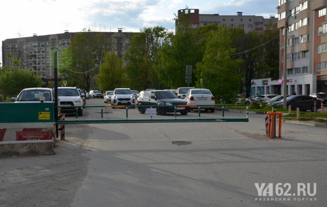 Шлагбаум ДПР 7 улица Соколова Рязань