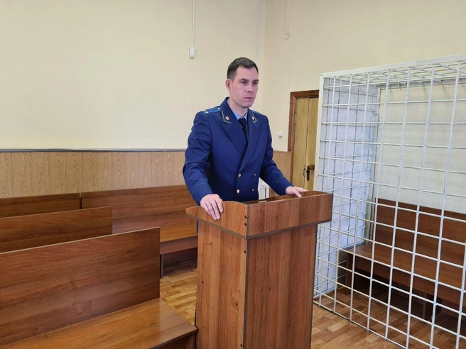 Межрайонный прокурор Николай Альков на суде против Валентины Анохиной | Источник: прокуратура Саратовской области