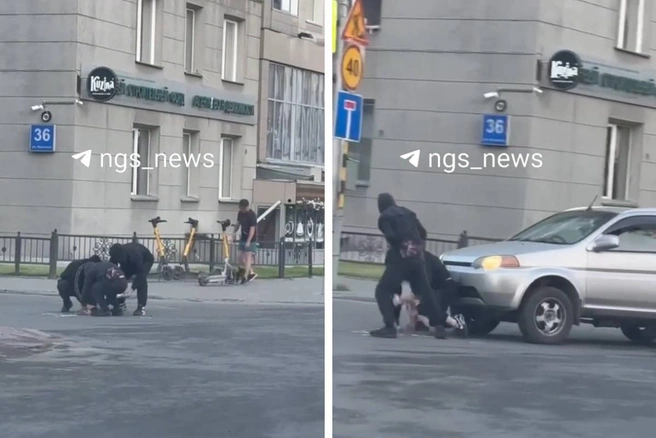 На дороге валялись купюры номиналом в тысячу и пять тысяч рублей | Источник: читатель НГС