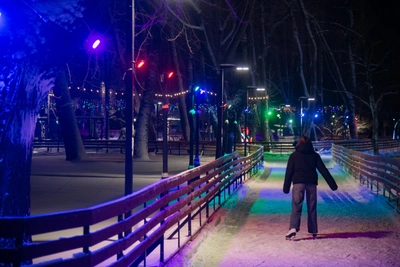 Два катка готовят к открытию в Архангельске