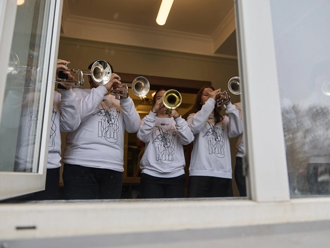 На церемонии открытия выступили студенты консерватории. | Источник: Александр Ощепков / NGS.RU