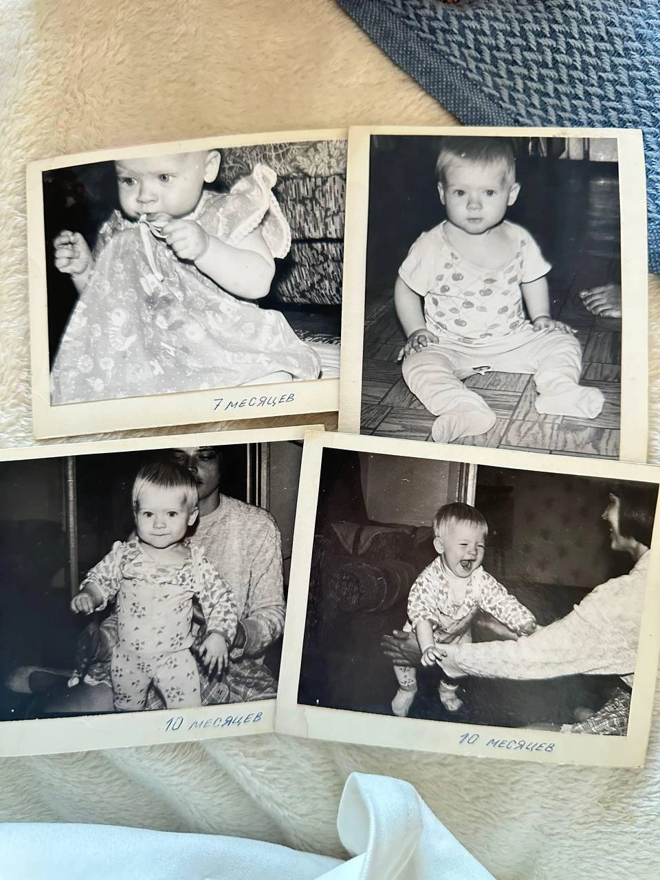 На этих снимках Алене 7 и 10 месяцев | Источник: Missalena92 / tg.com