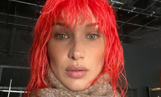 Дизлайк: красные волосы и мокрая укладка — что не так с прической Беллы Хадид