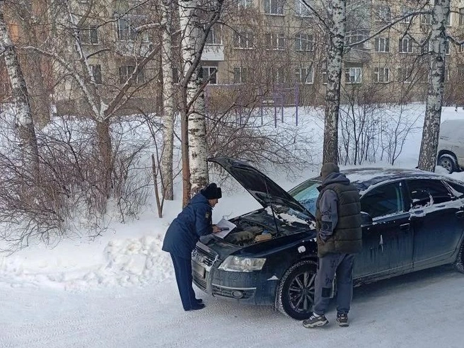 Автомобиль Audi A6, конфискованный у жителя Новосибирска за неуплату алиментов | Источник: ГУ ФССП России по НСО