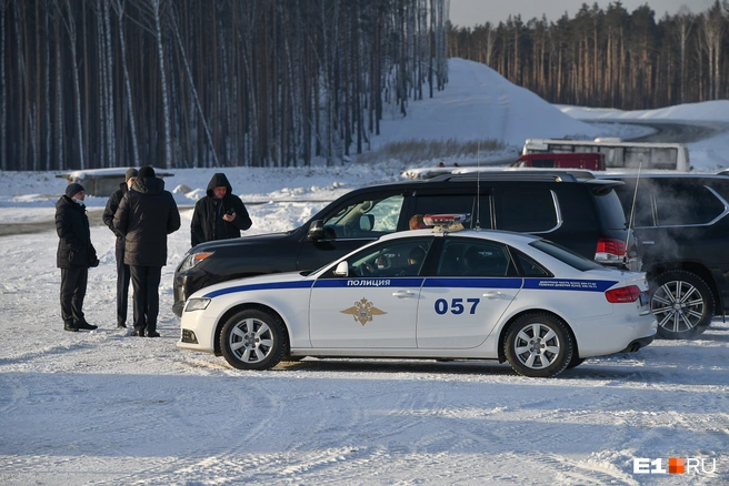 Полицейское сопровождение — неотъёмлемая часть правительственных кортежей | Источник: Артём Устюжанин / E1.RU