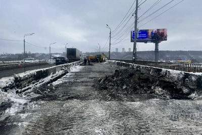 Финальный этап ремонта путепровода у Мызинского моста начался