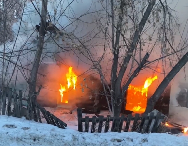 Пожар произошел в Первомайском районе  | Источник: «Анонимный Новосибирск»/t.me