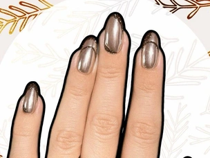 Блестящий френч: 7 стильных маникюров на зиму 2025/26