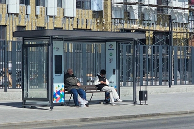 В Кургане установили умную остановку по примеру Москвы