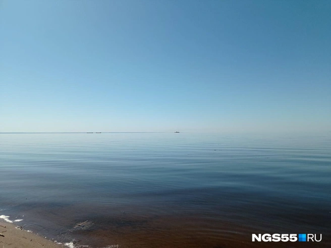 Куйбышевское водохранилище выглядит как настоящее море | Источник: Сергей Энквист / NGS55.RU