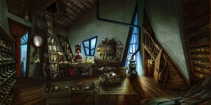 Кадр из короткометражного мультфильма «Белая туфелька» | Источник: Кадр из короткометражного мультфильма «Белая туфелька»