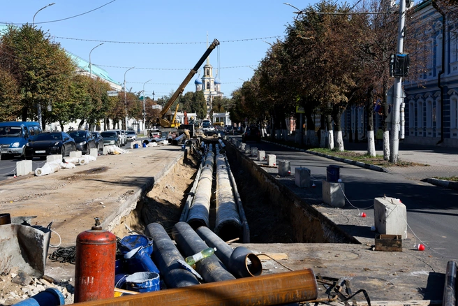 Осень — время ремонтов телотрасс | Источник: Артем Устюжанин