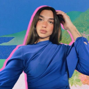 Дуа Липа возвращает в моду макияж с яркими румянами