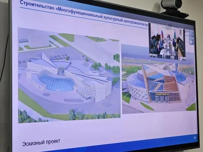 Эскизы нового кинотеатра | Источник: Юрий Чекунов / T.me