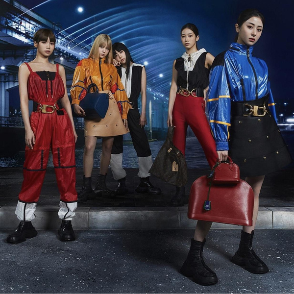 Louis Vuitton теперь дружит с k-pop звездами LE SSERAFIM