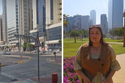 Архангелогородка в Абу-Даби: укрывается в подвале, ждет самолет