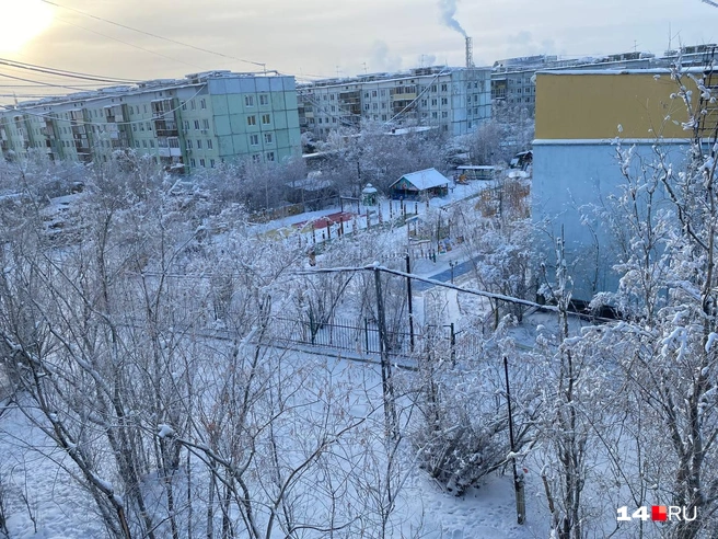 Теплые дни в Якутии закончились с приходом февраля | Источник: Надежда Ефимова / 14.RU