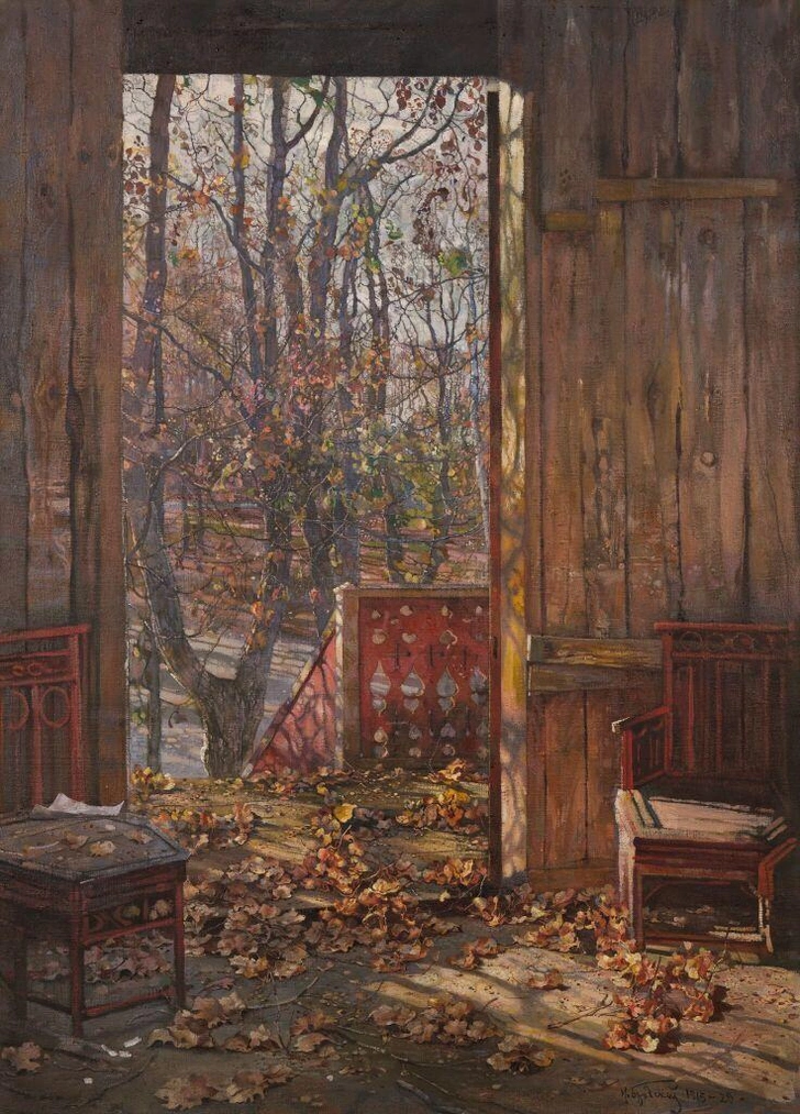 Исаак Бродский, «Опавшие листья» | Источник: https://my.tretyakov.ru/