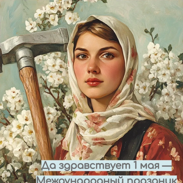 Праздник весны и труда 2025: современные и советские открытки с 1 мая для родных, друзей и коллег | Источник: theDay/Midjourney