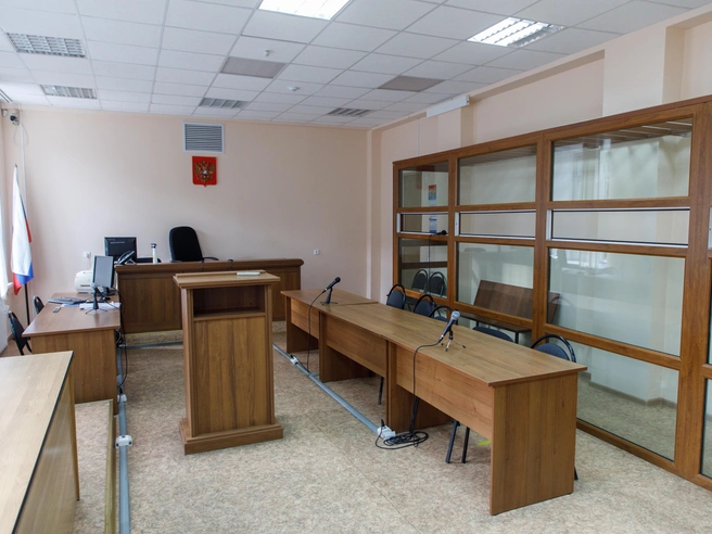 Бывший судья Прикубанского районного суда Краснодара Рустем Трахов на заседании оказался в роли ответчика. | Источник: Алексей Волхонский / V1.RU