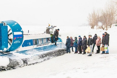 Переправу Самара-Рождествено закрыли из-за льда
