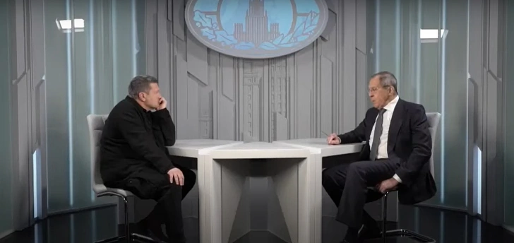 Владимир Соловьев и Сергей Лавров