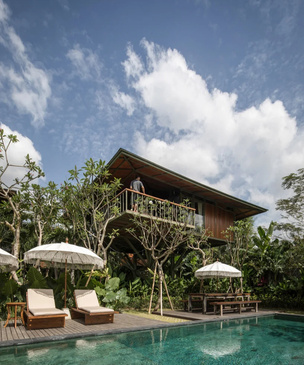 Гостевой дом в джунглях Бали