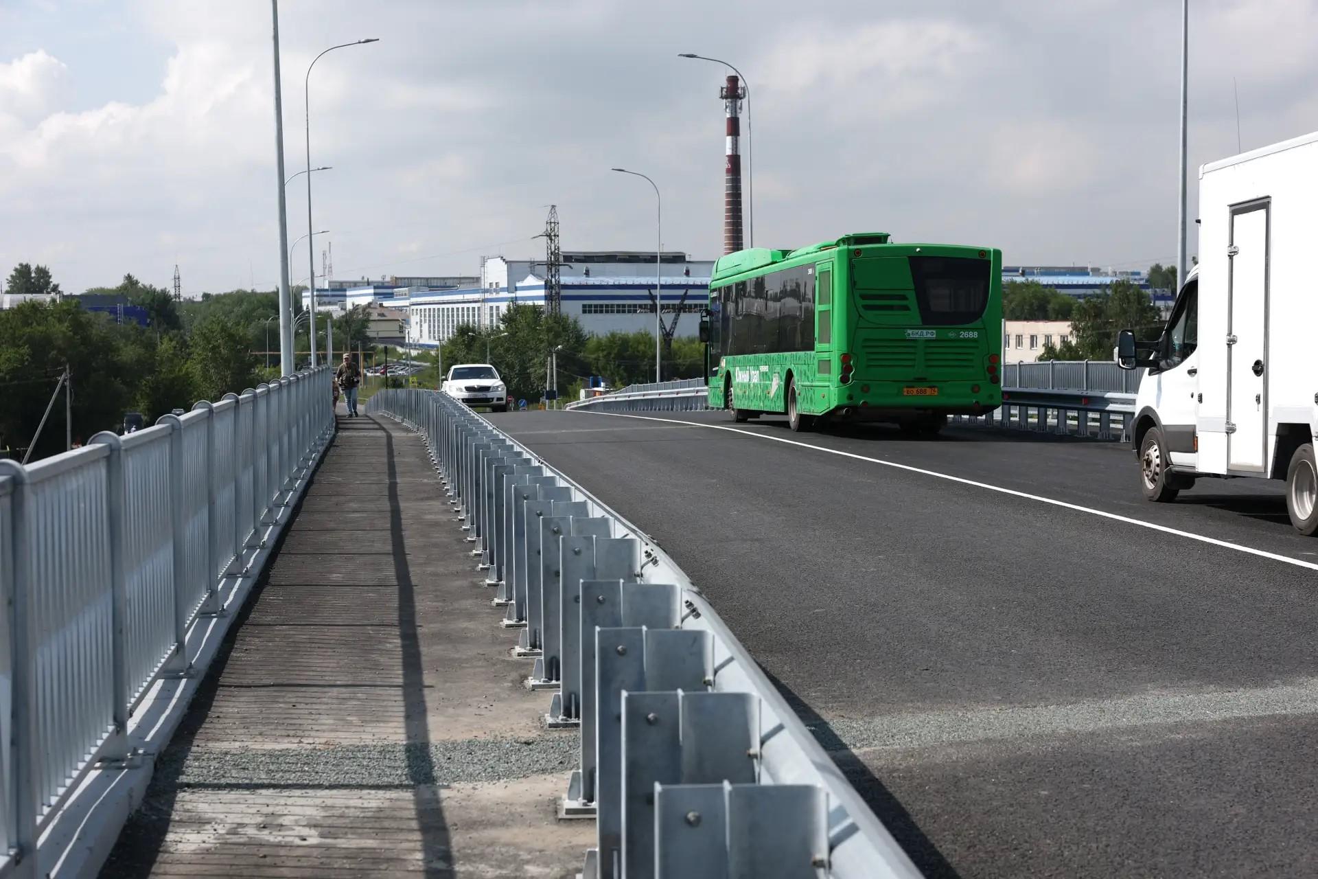 В Челябинске открыли мост, без которого целый микрорайон каждый день стоял в пробках
