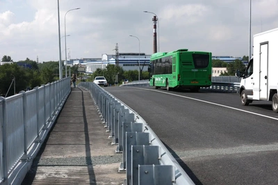 В Челябинске открыли мост в Новосинеглазово