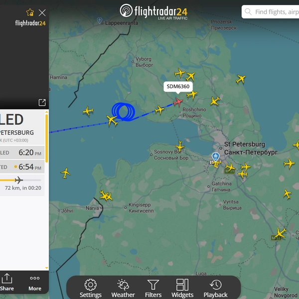 Источник: Flightradar24