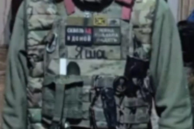 Прощание с погибшим на Украине Алексеем Бувалиным