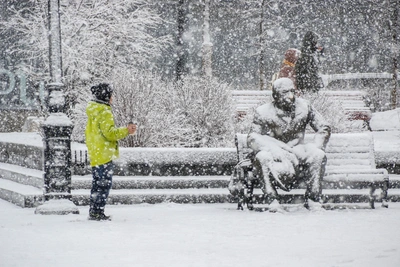 МЧС предупреждает о мощном снегопаде в Нижегородской области