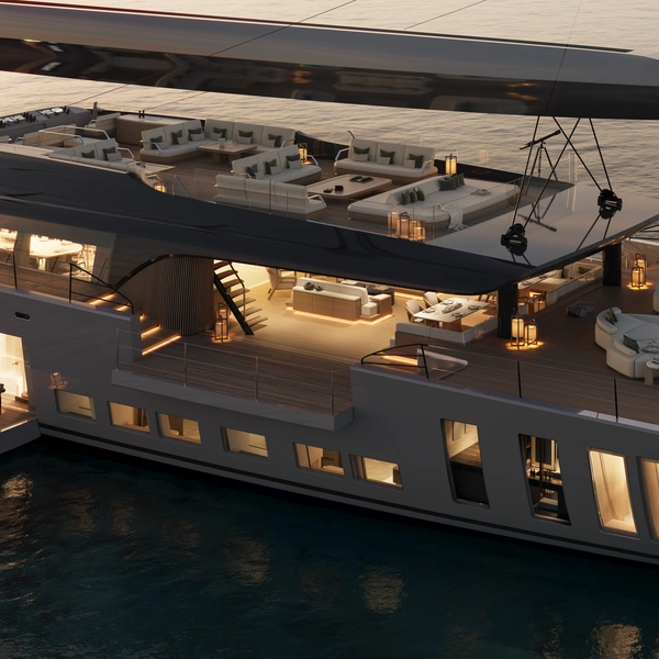 Со статую Свободы: посмотрите на самую высокую в мире парусную яхту Sky, которую собираются построить в Нидерландах