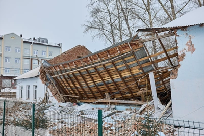 Под Новосибирском рухнула детская спортивная школа