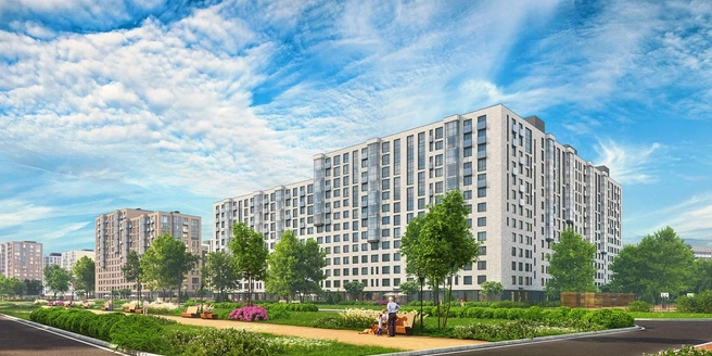 Новая школа на 1125 учеников появится в 2025 году в районе метро Академическая. Ее построят в рамках жилого квартала «Наука». | Источник: предоставлено пресс-службой компании «Строительный трест»
