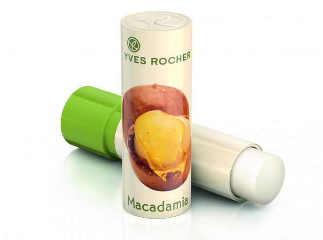 Питательный бальзам для губ «Макадамия», Yves Rocher