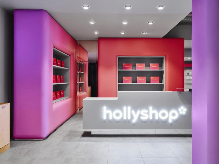 Магазин корейской косметики Hollyshop по проекту бюро «Синица» | Источник: Дмитрий Суворов