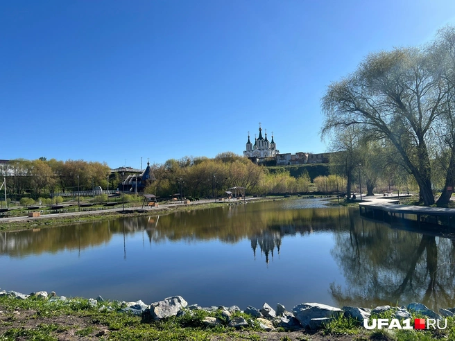 Отсюда видна Скорбященская церковь | Источник: Андрей Бирюков / UFA1.RU