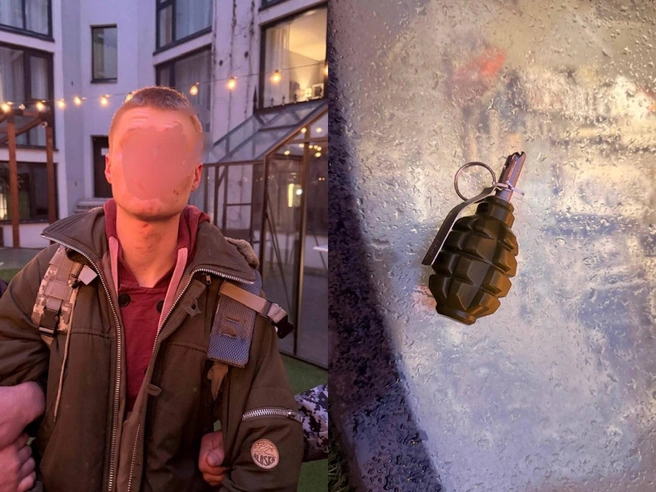 В Петербурге задержан любитель крипты, устроивший «штурм» апарт-отеля со страйкбольными гранатами | Источник: Росгвардия. Северо-Западный округ