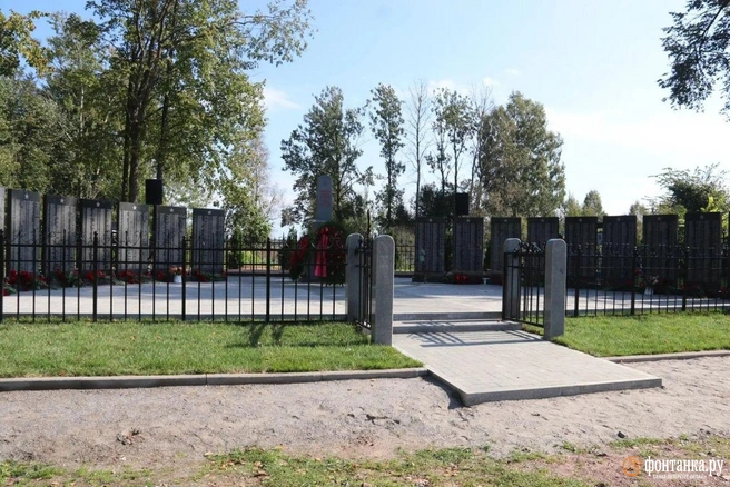 Мемориал в Оломне после реконструкции | Источник: администрация Киришского района Ленобласти