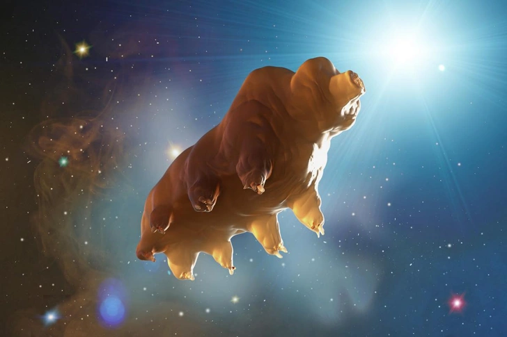 Тихоходки могут переносить экстремальные жару и холод, космическую радиацию и вакуум, высушивание и отсутствие кислорода и продолжают размножаться во время космического полета | Источник: iStock