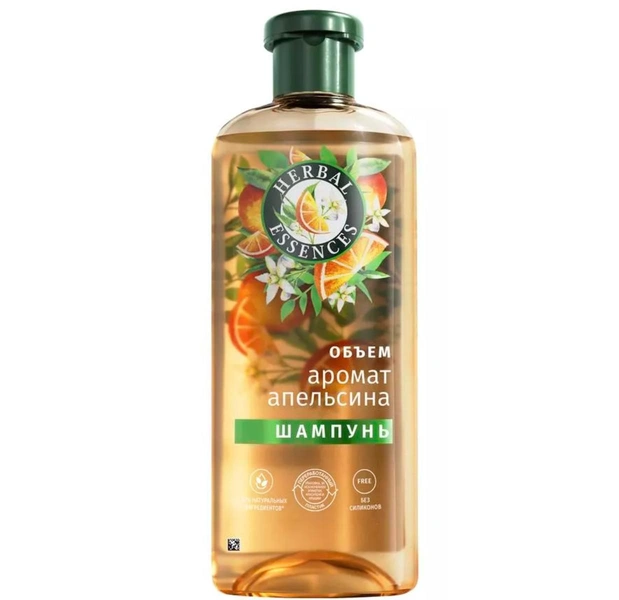 Шампунь для волос Herbal Essences, Аромат апельсина, для лишенных объема волос